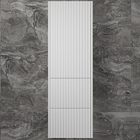 Style Line Шкаф пенал Стокгольм 36 R подвесной белый рифленый софт